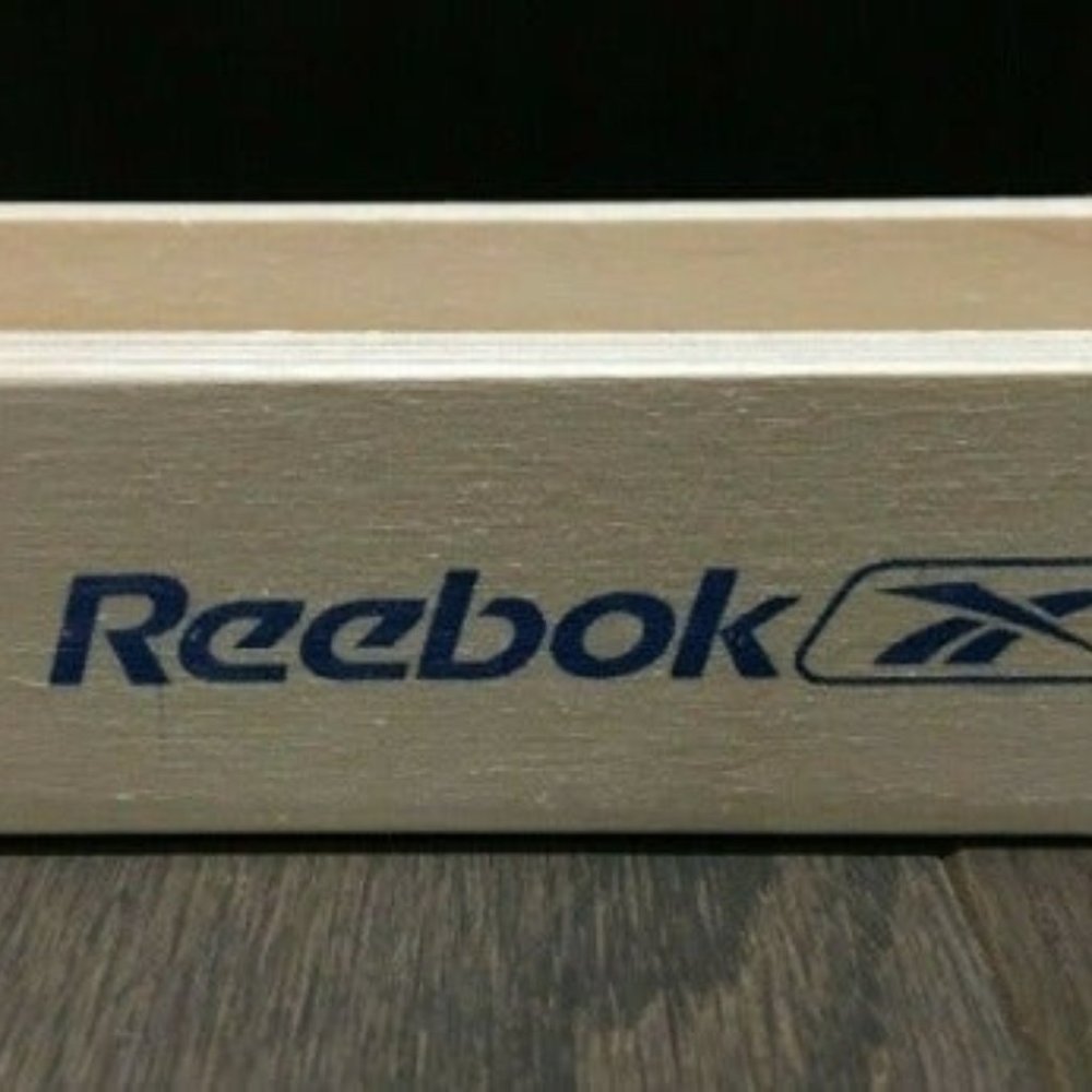 Wooden Reebok Golf Ball Display